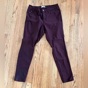 YMI Wine Red Jeggings. Size 18